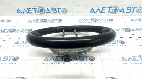 Kia Sorento 21-25 black leather steering wheel, for camera and radar, without pads, paddles and buttons, scratches, worn