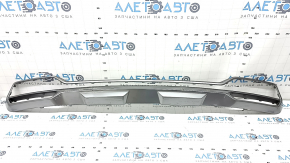 Kia Sorento 21-24 HEV, PHEV silver rear bumper lower lip trim, cracked, dented, scratches