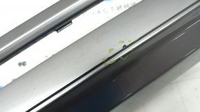 Kia Sorento 21-24 HEV, PHEV silver rear bumper lower lip trim, cracked, dented, scratches