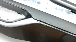 Kia Sorento 21-24 HEV, PHEV silver rear bumper lower lip trim, cracked, dented, scratches