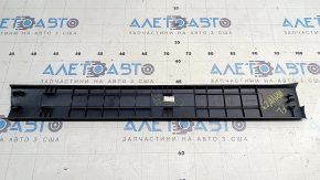Front left door sill plate for Nissan Ariya 23-25 with E-4ORCE chrome insert, scratched