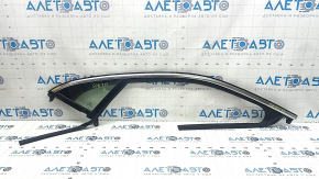 Upper front left door molding for Kia Sorento 21-23 HEV, PHEV chrome, with seal and glass