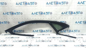 Upper front left door molding for Kia Sorento 21-23 HEV, PHEV chrome, with seal and glass