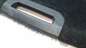 Rear trunk floor of a 14-20 Nissan Rogue, black, for 2 rows, scratches on the handle