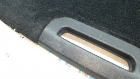 Rear trunk floor of a 14-20 Nissan Rogue, black, for 2 rows, scratches on the handle