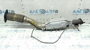 Nissan Rogue 22-24 1.5T catalytic converter downpipe with exhaust gas temperature sensor, rusty
