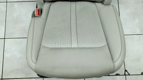 Left 2nd row seat for Kia Sorento 21-24 HEV, PHEV, perforated, gray leather