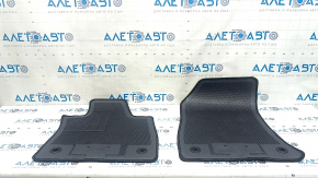 Set of floor mats for the Infiniti QX50, 19-25 pile, black cloth