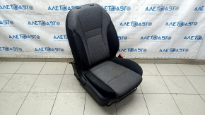 Nissan Rogue 21-25 passenger seat without airbag, manual, black and gray cloth, US built, dry cleanable