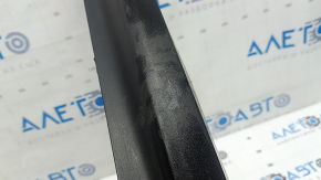 Lower rear left door trim Infiniti QX50 19-25 structure, broken fastening, scratches, broken fastenings, tears