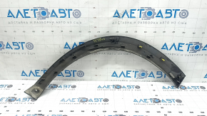 Rear left fender arch trim for Infiniti QX50 19-20. Structure, scratches, crack in fastening. Needs cleaning.