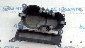 Cup holder for the center console of the Audi A4 B8 08-12 pre-restyling, black