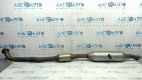 Toyota Camry V55 15-17 Hybrid USA exhaust pipe with catalytic converter, rusty, studs sawed off