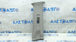 Nissan Rogue 14-20 center pillar trim, upper right belt, gray, broken mount, needs cleaning