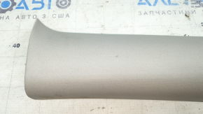 Upper left front pillar trim for Nissan Rogue 14-20, gray, broken mount, needs cleaning
