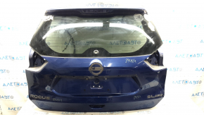Naked tailgate with glass Nissan Rogue 14-20 blue RBY, scratch on glass
