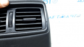 Rear center console trim with air vent for Nissan Rogue 14-20, black, scratches