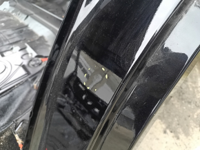 Quarter wing rear left Nissan Rogue 21-24 US built, on the body, black, pokes