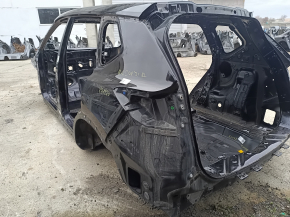 Quarter wing rear left Nissan Rogue 21-24 US built, on the body, black, pokes