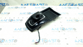 Nissan Rogue 17-18 black gearshift pad, scratches, no cap, broken mounts