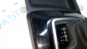 Nissan Rogue 17-18 black gearshift pad, scratches, no cap, broken mounts