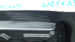 Right arch trim for Nissan Rogue 14-16, black, under 2 rows, scratches, with overlay