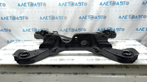 The rear subframe of an Infiniti QX50 19-25 FWD has a dented camber bolt.