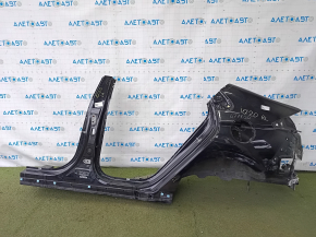 Quarter wing rear left Hyundai Ioniq 20-22 HEV, PHEV on the body, black, butt
