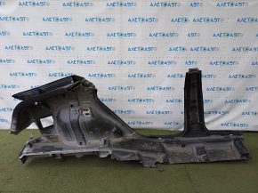 Quarter wing rear left Hyundai Ioniq 20-22 HEV, PHEV on the body, black, butt