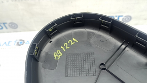 Infiniti QX50 19-25 driver's seat control cover is black, with cracks in the fasteners.