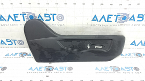 Infiniti QX50 19-25 passenger seat control panel, black, cracks in the fasteners