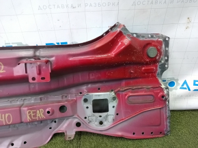 Rear panel Toyota Prius V 12-17 red, on the body