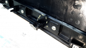 Right front panel trim for Nissan Rogue 14-20, black leather, broken fastener
