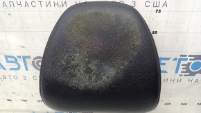 Rear left headrest for Nissan Rogue 17-20, black leather, dry-cleanable