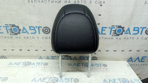 Rear left headrest for Nissan Rogue 17-20, black leather, dry-cleanable