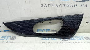 Carbon fiber door trim panel for rear left Nissan Rogue 14-20