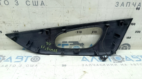 Carbon fiber rear right door trim panel for Nissan Rogue 14-20