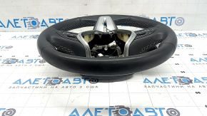 Infiniti QX50 19-20 black leather steering wheel with paddle shifters