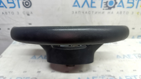 Naked steering wheel Nissan Rogue 17-20 black leather, with buttons, needs cleaning, scratches, worn