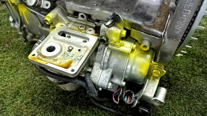 19-19 Infiniti QX50 engine with electric oil pump and servo drive, 23k, started, compression 12-12-12-12 