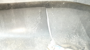 Front bumper bare Nissan Rogue 17-20 blue, scratches, broken frame