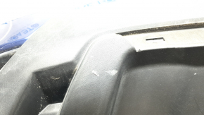 Bare rear bumper Nissan Rogue 17-20 blue, tears, broken fasteners
