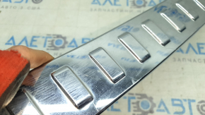 Nissan Rogue 17-20 chrome rear bumper trim