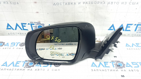 Left side mirror assembly for Infiniti QX50 19-25, 5 pins, turn signal, black