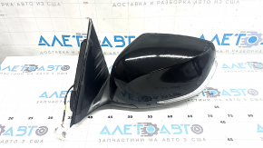 Left side mirror assembly for Infiniti QX50 19-25, 5 pins, turn signal, black