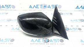 Infiniti QX50 19-22 Right Side Mirror Assembly, 5 Pins, Turn Signal, Black