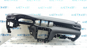 Dashboard front panel with AIRBAG Infiniti QX50 19-21 black, under speaker, with deflectors, scratches, 