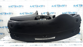Dashboard front panel with AIRBAG Infiniti QX50 19-21 black, under speaker, with deflectors, scratches, 