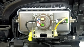 Dashboard front panel with AIRBAG Infiniti QX50 19-21 black, under speaker, with deflectors, scratches, 