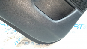 Rear left door panel for Honda CRV 17-22, black, beige leather insert, beige leather armrest, wood-like molding, under the tweeter